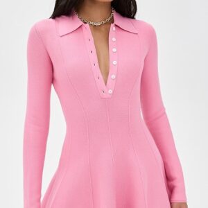 Henley Flared Corset Dress