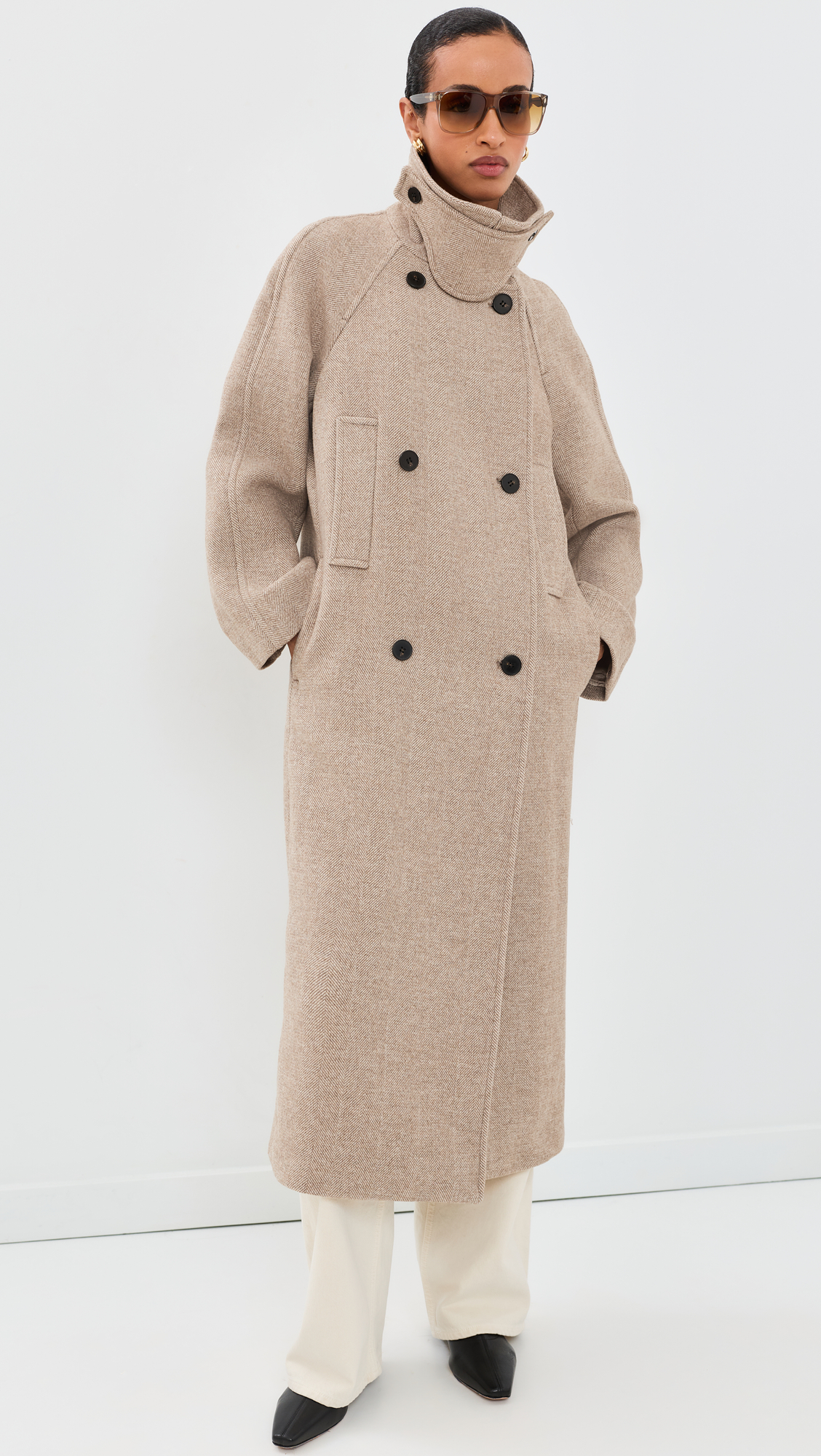ALIGNE Henrietta Double Breasted Coat