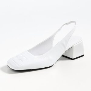 Heritage Vinyl Slingbacks