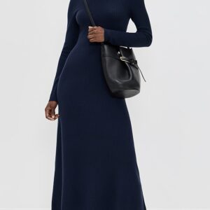 Theory High V Neck Dress