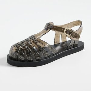 Ancient Greek Sandals Homeria Glitter Jelly Sandals
