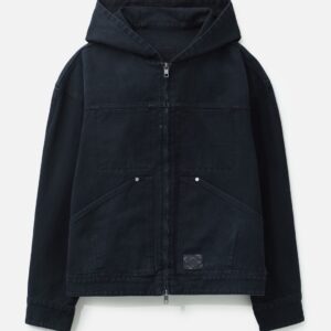 Wooyoungmi Hood Dyed Denim Jacket Hood Dyed Denim Jacket