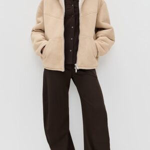 HALFBOY Hoodie Shearling Bomber
