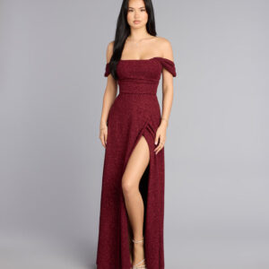 Hope Glitter A-Line Formal Dress