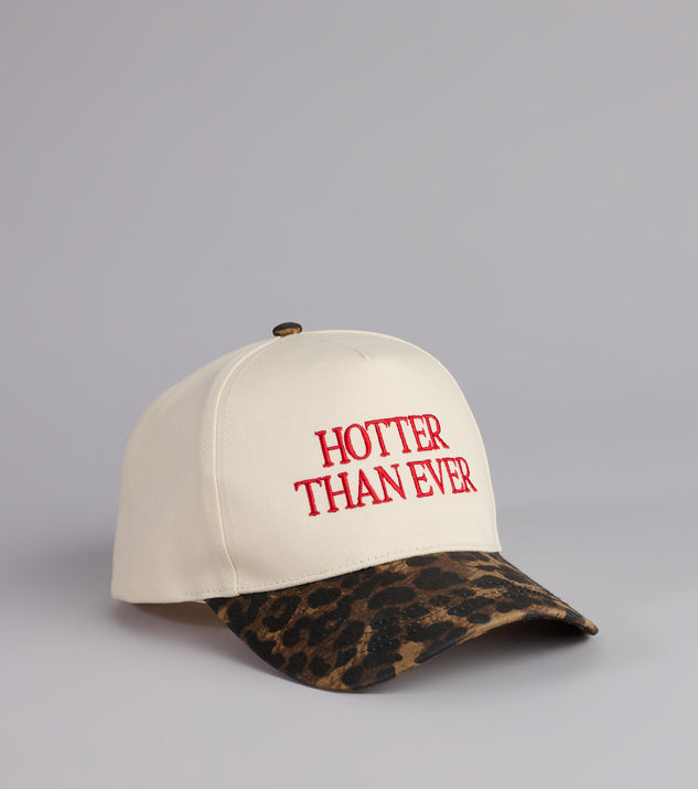 Windsor Hotter Than Ever Leopard Baseball Cap
