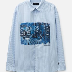 Hypebeast X George Condo Stripe Oxford Shirt