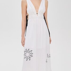 Iara Embroidered Maxi Dress
