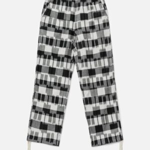 NÒMARHYTHM TEXTILE Ikat Check Easy Pants