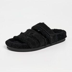 Tory Burch Ines Shearling Sport Slides