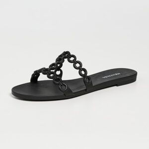 Infinity Chain Jelly Sandal Flats