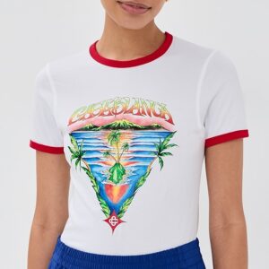 Innocence Triangle Longline Ringer Tee