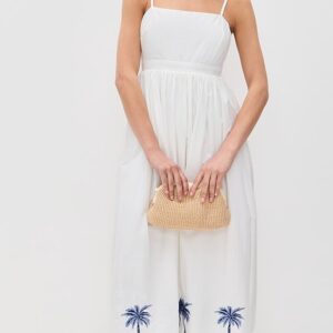MINKPINK Isadora Embroidered Midi Dress