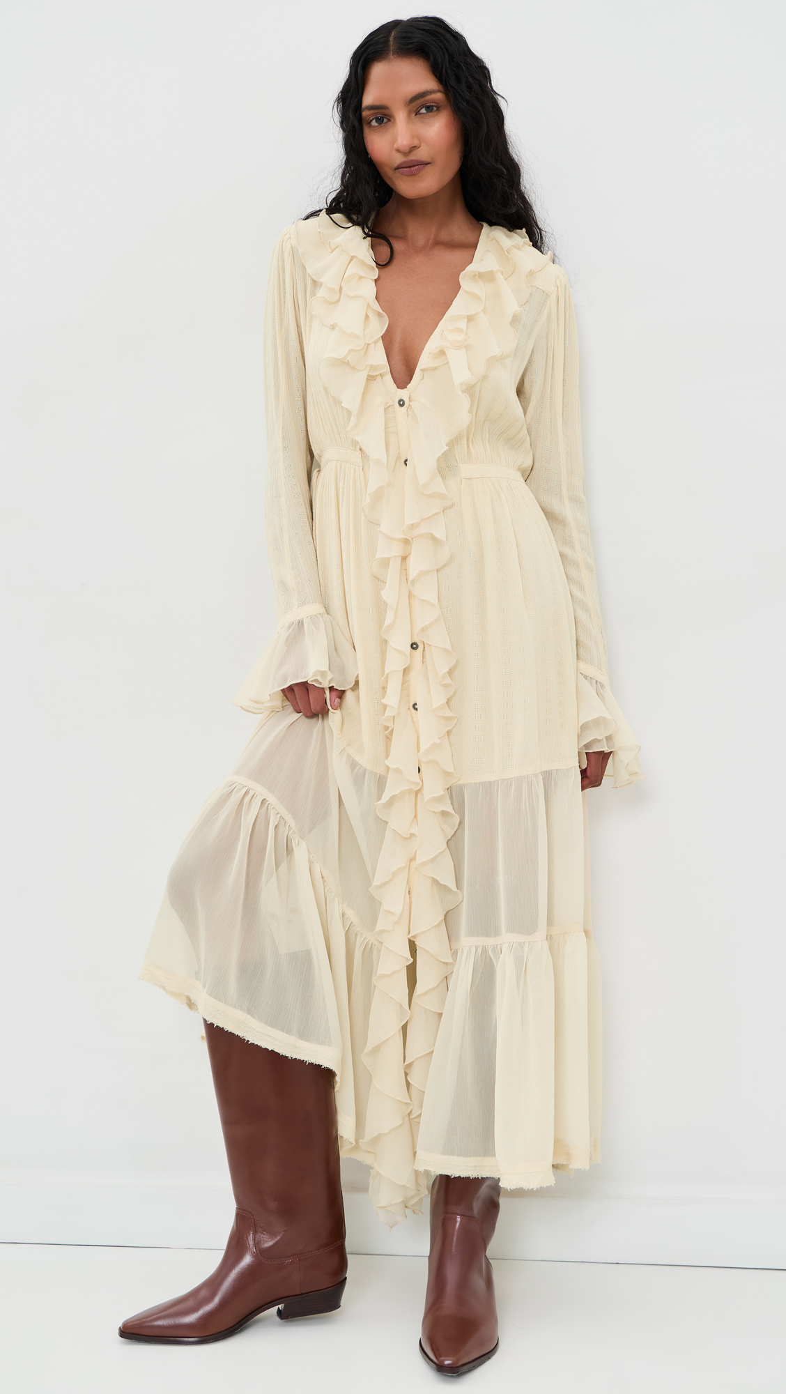 Free People Isla Midi Dress