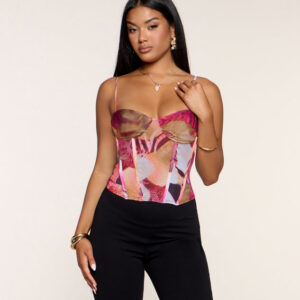 Island State Mesh Crop Top
