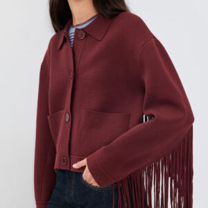ESSENTIEL ANTWERP Istern Jacket with Fringes