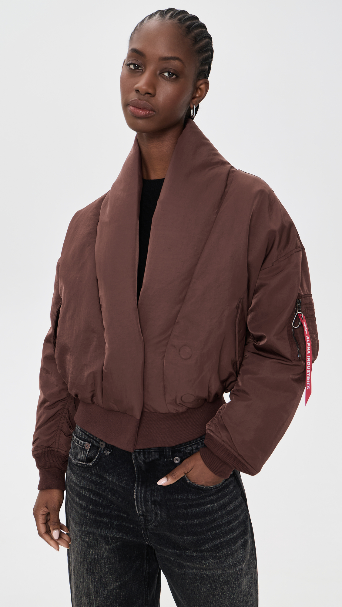 Alpha Industries Ivy Oversized Fit Flight Jacket