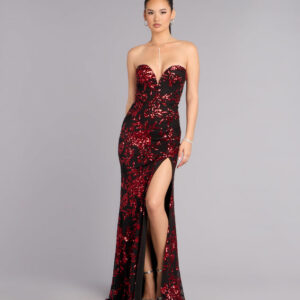 Windsor Jaelene Sequin Mermaid Formal Dress Jaelene Sequin Mermaid Formal Dress