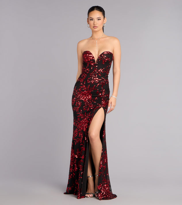 Windsor Jaelene Sequin Mermaid Formal Dress