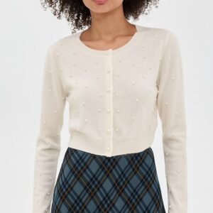 Reformation Janie Cashmere Crew Cardigan