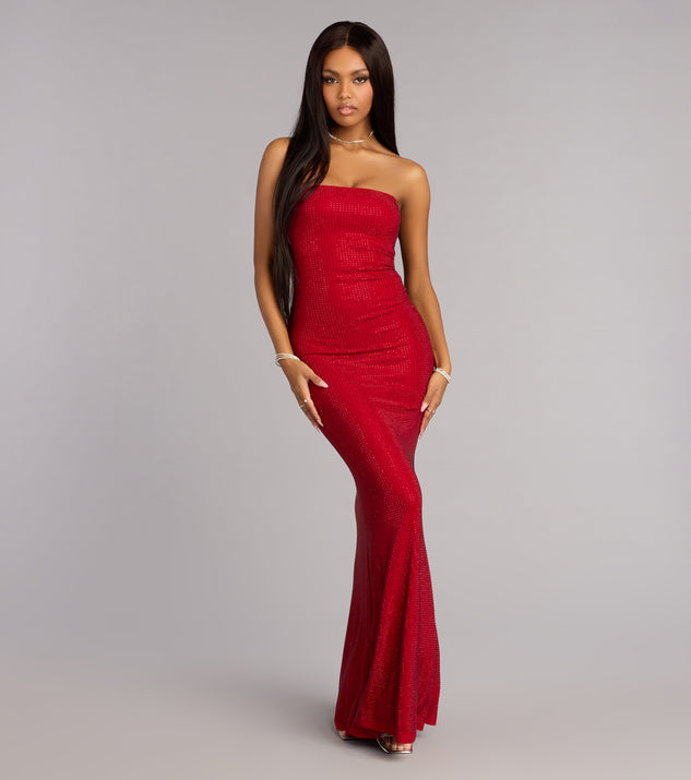 Windsor Janine Glitter Mermaid Formal Dress
