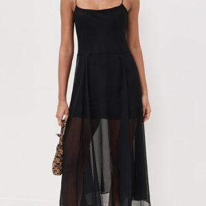 Japanese Yoryu Chiffon Dress