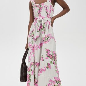 Natalie Martin Collection Jasmine Maxi Dress with Sash
