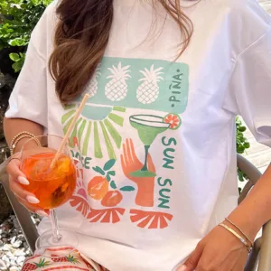BB Exclusive Jaz Dolce Vita Print Tee