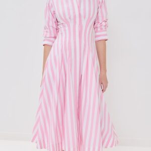 SIMKHAI Jazz Pintuck Midi Dress Jazz Pintuck Midi Dress