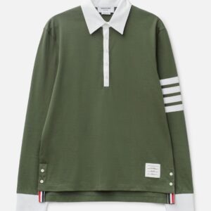Thom Browne Jersey 4-Bar Rugby Polo Jersey 4-Bar Rugby Polo