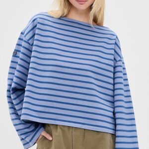 Polo Ralph Lauren Jersey Crop Mariner Long Sleeve Pullover