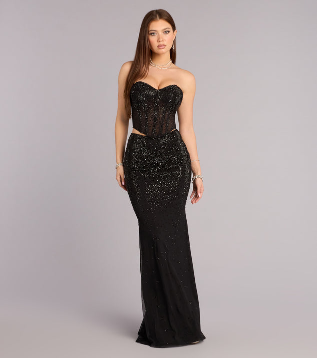 Windsor Joanna Rhinestone Two-Piece Formal Set