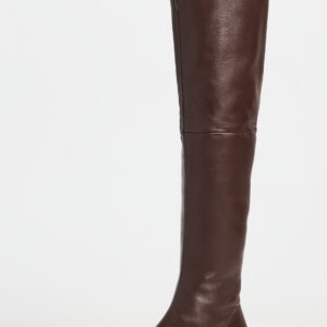 Joni Stretch Leather Over-The-Knee Boots