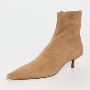 Joni Stretch Suede Ankle Boots