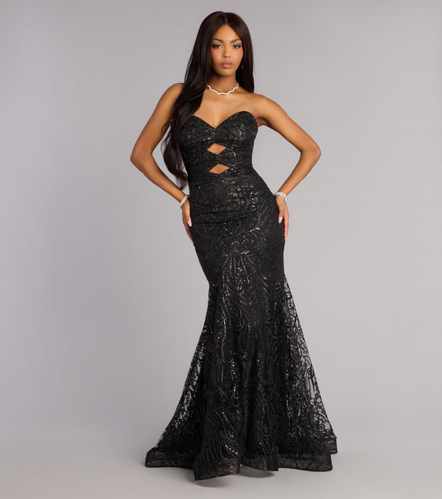 Windsor Juliet Glitter Sequin Mermaid Ball Gown