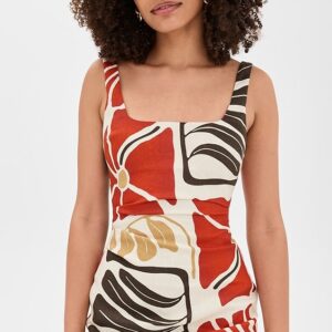 SIR. Julietta Square Neck Mini Dress