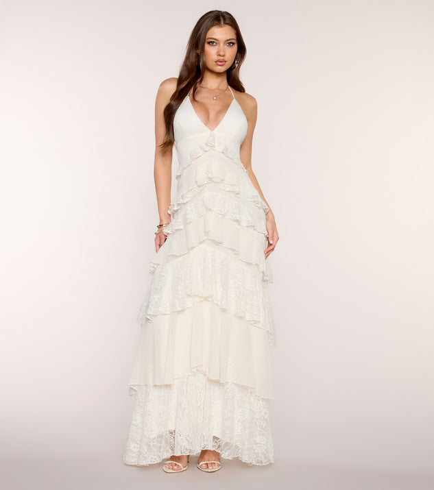 Windsor Juliette Chiffon Lace Formal Dress