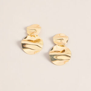 Windsor Just Enough Drama Hammered Drop Earrings Just Enough Drama Hammered Drop Earrings