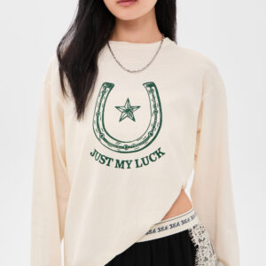 Sunny Somewhere Just My Luck Long Sleeve Tee Just My Luck Long Sleeve Tee