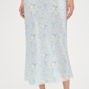 LoveShackFancy Kalo Silk Skirt