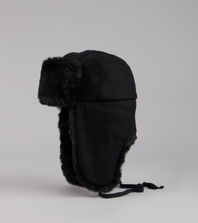Windsor Kangol Faux Fur Trim Trapper Hat