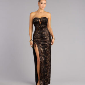 Windsor Kassandra Lace-Up Formal Dress