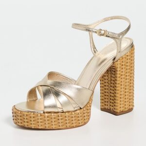 Keefa Straw Platform Sandals