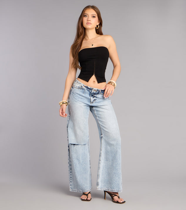 Windsor Keep It Bold Hook and Eye Tube Top