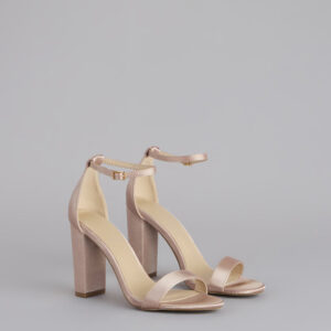 Windsor Keep It Chic Satin Block Heels Keep It Chic Satin Block Heels