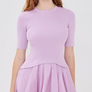 SIMKHAI Kenny Bubble Mini Dress