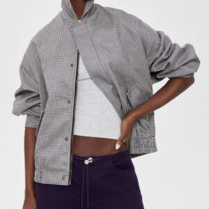 Kenny Faux Suede Bomber Jacket