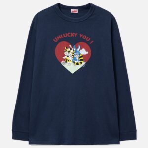 Kenzo 'KENZO Cartoon' Outlined Relax Long Sleeve T-Shirt 'KENZO Cartoon' Outlined Relax Long Sleeve T-Shirt