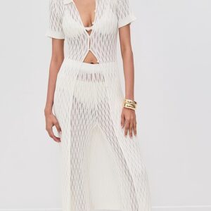 Kirra Pointelle Knit Top