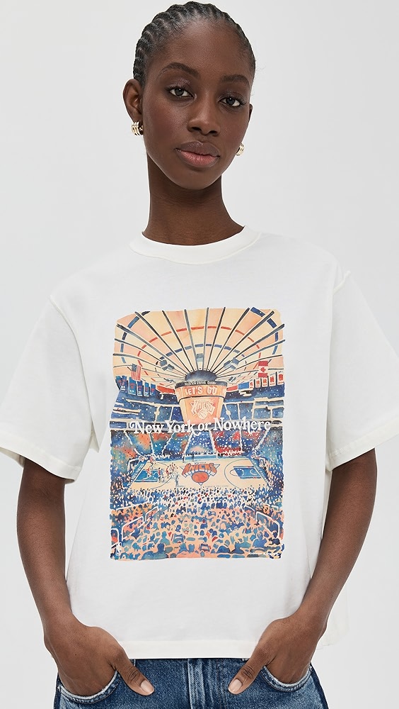 New York or Nowhere Knicks Garden Color Relaxed Tee
