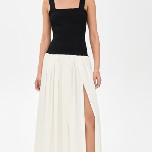 La Ligne Knit Tank Top Dress with Skirt Knit Tank Top Dress with Skirt